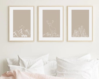 SJM Multiversum druckt beige | velaris, terrasen, lunation, crescent city, acotar, tog, sarah j maas inspiriert, digitaler download, Wandkunst