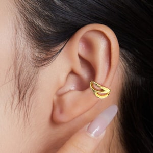 Ear Cuff Non Piercing ,Sterling Silver Conch Earring,Ear Cuff ,Chunky Earring Cuff,Hoop Earring,Cartilage Cuff,Wrap Earring,Fake Piercing