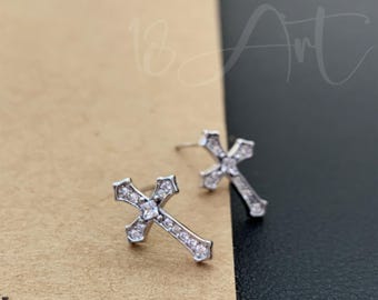 ピアス VINTAGE HOLLYWOOD Cross Line Cubic Earrings 5BNY508 51JEdhrNWaL._UF350,350_QL50_.jpg