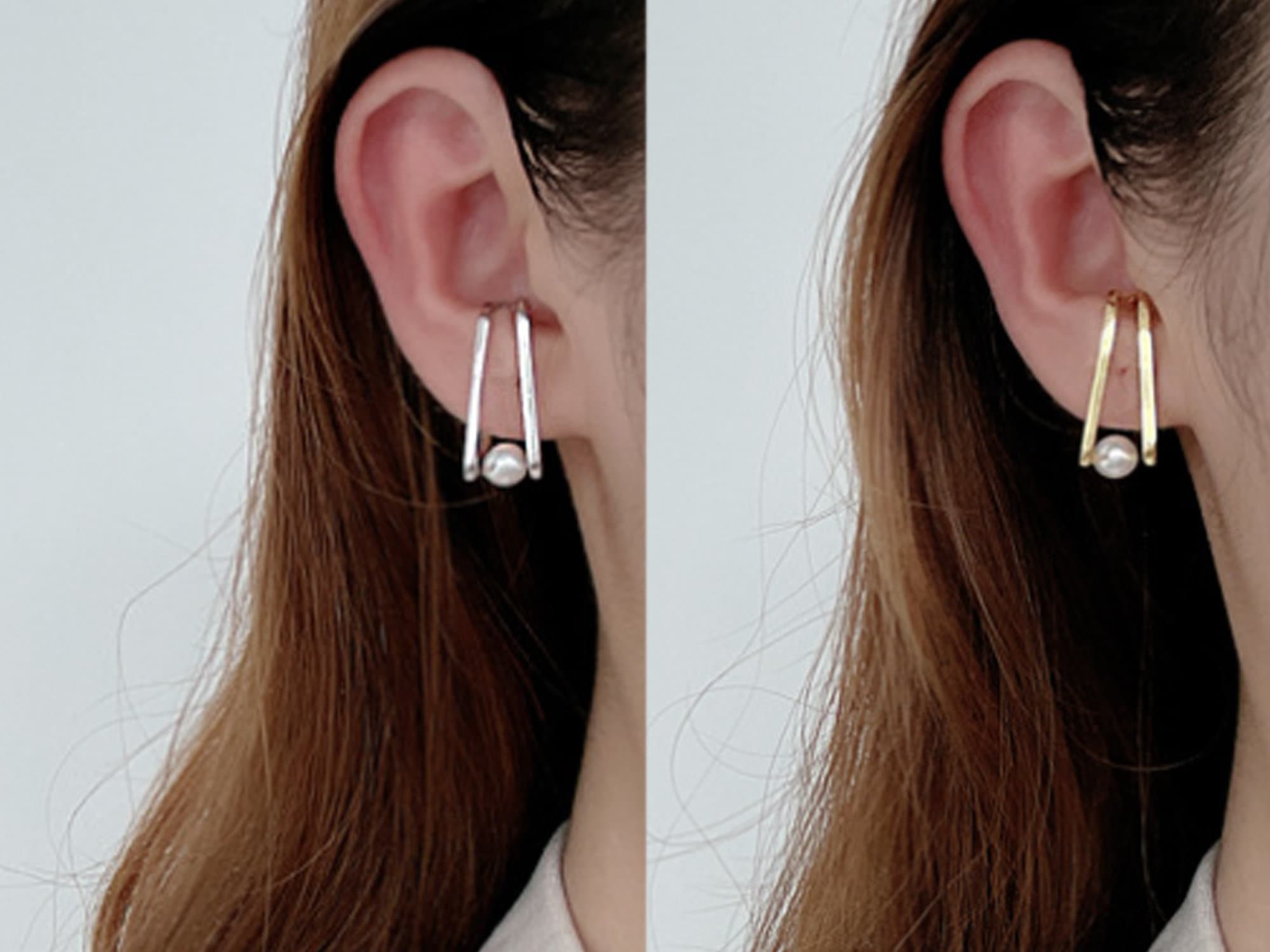 16 Earring Sleeves & Backs, Plastic Pierced Ear Sheath Protector