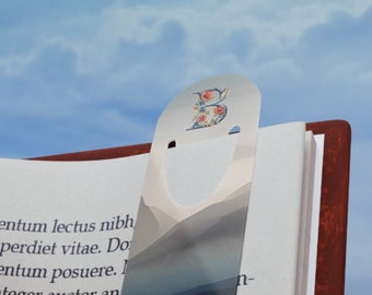 Rosemaling Monogram Bookmark Gift for Her Personalized Gift Booklover Gift Bookmark Personalized Bookmark Teacher Gift for Reader Diary