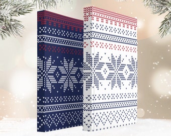 Revista noruega Hyttebok noruego Libro de visitas de Noruega Regalo noruego Patrón de punto noruego Regalo de Noruega Diario de tapa dura Mate