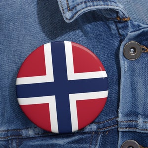 Norway Flag Pin Buttons May 17th Norwegian Constitution Day Norge Syttend Mai Norwegian Flag Pin Norway Pin Norwegian Party Norway Team