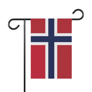 Norwegian Flag Garden & House Banner May 17th Flag Syttende Mai Banner Norway Decorations Norwegian Banner Garden Banner Norway Flag Yard