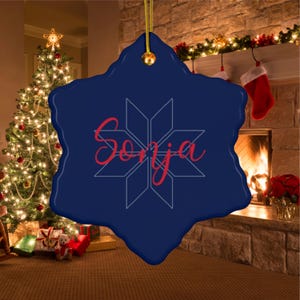 Personalized Norwegian Christmas Ornament Norwegian Heritage Norwegian Souvenir Norway Christmas Decor Gift Norwegian Family Ornament