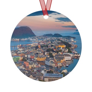 Aalesund Norway Christmas Ornament Norwegian Aalesund Souvenir Norwegian Christmas Decor from Norway Gift for Norwegian Gift Ornament