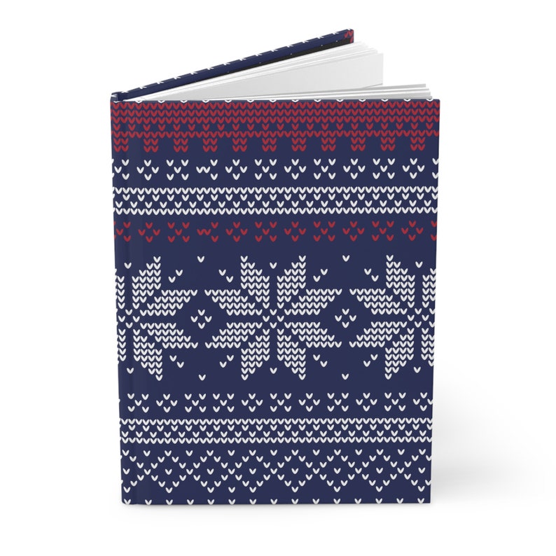 Diario norvegese Hyttebok Norvegia Libro degli ospiti Modello Åttebladsrose Regalo per lei Regalo scandinavo souvenir norvegese Navy