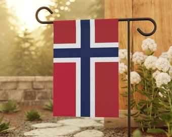 Norway Flag Garden Flag House Banner May 17th Flag Syttende Mai Banner Norway Decorations Norwegian Banner Garden Banner Norway Flag Yard