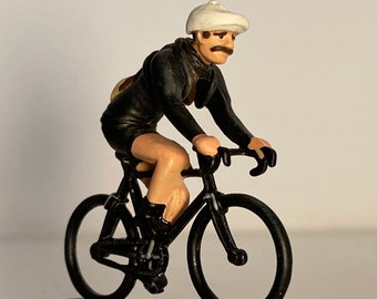 Hand Painted Vintage Style Cycling Figure.