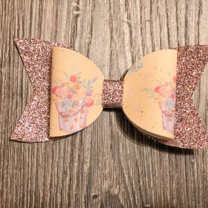 Glitter Hair Bow