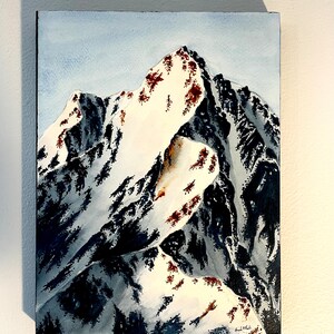 High Peak - Original Mounted Watercolor Painting