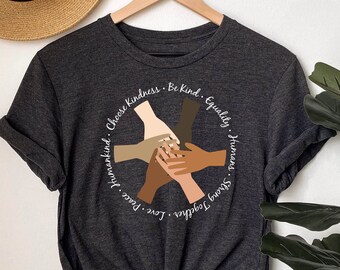 Kindness Shirt, Black Lives Matter, Be Kind Shirt, Teacher Shirt, Anti-Racism Shirt, Love Shirt, Equality Shirt, Humankind Shirt, Peace
