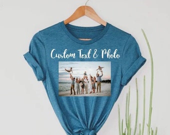 Christmas Family Reunion, Custom Photo Shirt, Custom text shirt, Photo Shirt, Customized Photo Shirt, Make Your Own Shirt, Your Photo