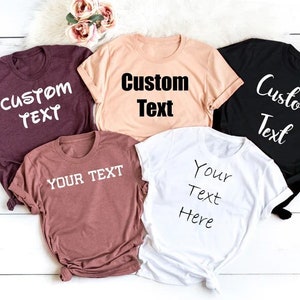 Personalized T-shirt, Custom T-Shirts, Custom Shirt, Personalized Shirt, Custom Shirt Printing, Custom Shirt for Women, Custom Shirt for Men