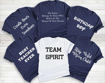 Your text here Custom T-Shirts, Personalized Shirt, Custom Shirt Printing, Custom Shirt for Women, Custom Shirt for Men