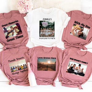 Custom text and photo shirt, Custom Photo Shirt, Custom text shirt, Photo Shirt, Customized Photo Shirt, Make Your Own Shirt, Your Photo