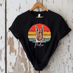Personalized Dog Shirt, Cartoon Pet Tee, Special Gifts, Custom Dog Shirts, Pet Lover Tee, Custom Dog Graphic Tee, Pet Portrait T-shirt