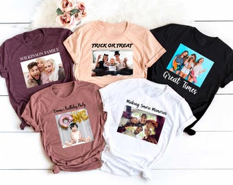 Custom text and photo shirt, Custom Photo Shirt, Custom text shirt, Photo Shirt, Customized Photo Shirt, Make Your Own Shirt