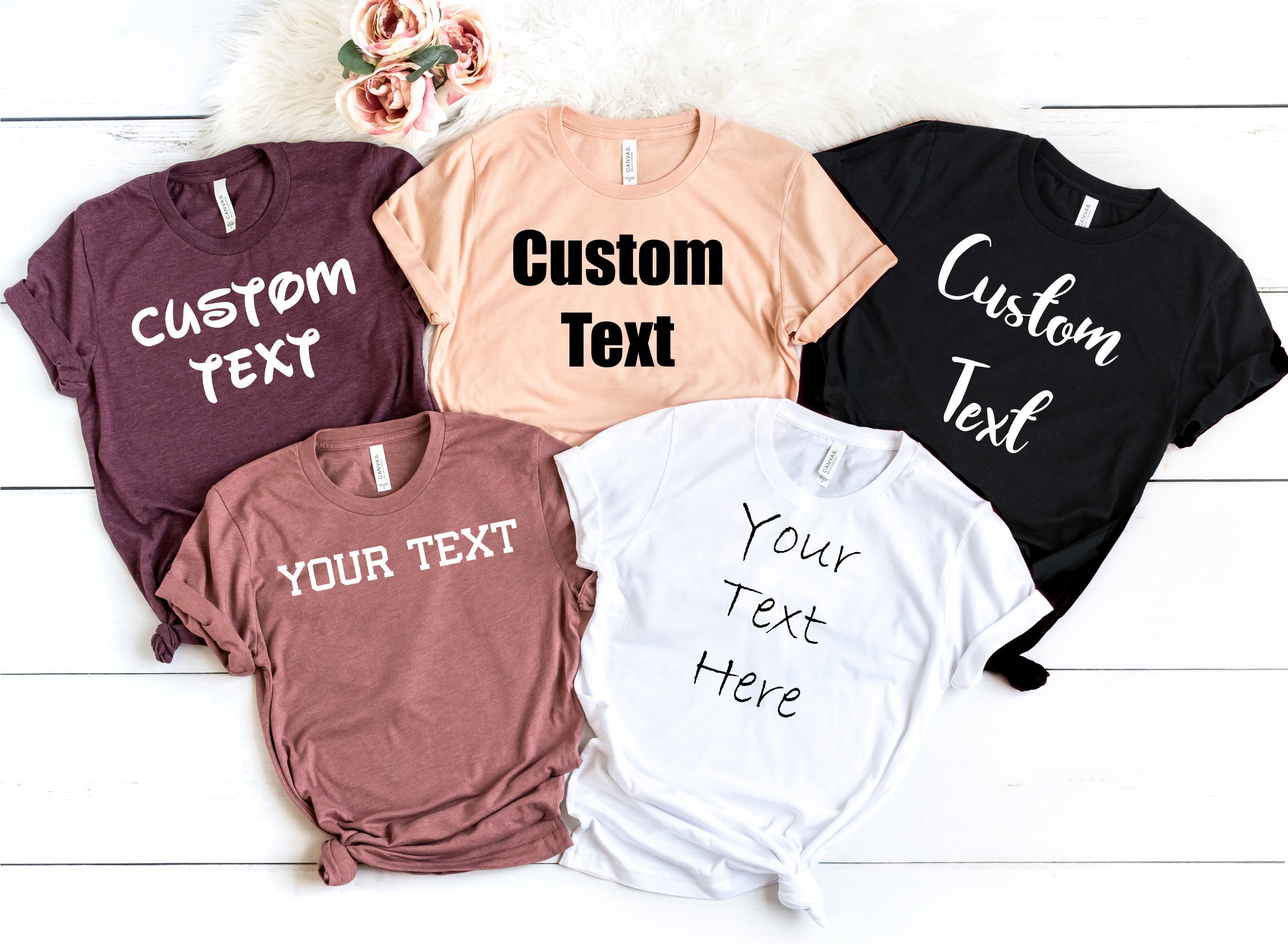 personalized shirts etsy