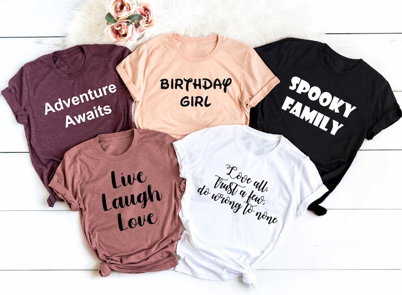 Make your own shirt, Custom T-Shirts, Custom Shirt, Personalized Shirt, Custom Shirt, Custom Shirt for Women, Gift for her, Halloween Shirt image 1