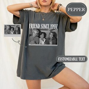 Custom Vintage Photo Shirt, Vintage 1995 Shirt, Vintage Custom Year Birthday Shirt, Friend Gift, Retro Birthday Gift Tee, Family Gift