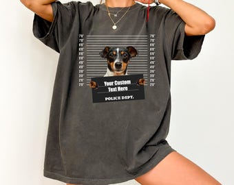 Custom Dog Shirt, Personalized Dog T-Shirt, Dog Picture Gift, Custom Dog Portrait Shirt, Funny Mother Day Gift, Dog's Version Tee