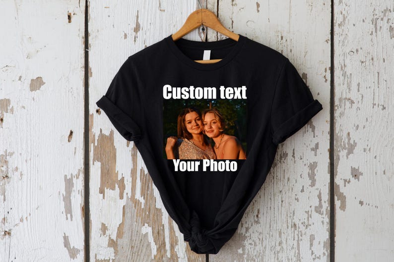 a t - shirt with a picture of two women on it