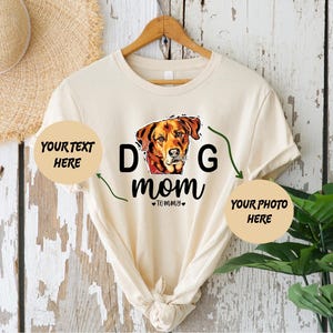 Personalized Cartoon Pet T-shirts, Dog Mom Gifts, Personalized Pet Shirt, Pet Lover, Custom Cat Mom, Custom Dog Pullover,Special Custom Gift