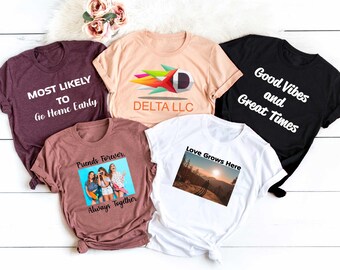 Custom T-Shirts, Your text here, Personalized Shirt, Custom Shirt Printing, Custom Shirt for Women, Custom Shirt for Men, Personalized