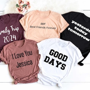 Custom Text, Custom Shirts, Custom T-shirt, Personalized T-shirt, Personalized Shirt, Custom Unisex Shirts, Custom Printing T-shirts, Shirt