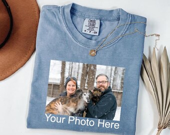 Custom Logo Shirt Personalized Text Tshirt, Your Photo Shirt, Custom Picture Tshirt, Personalised Saying Outfit, Custom Logo Design Shirt