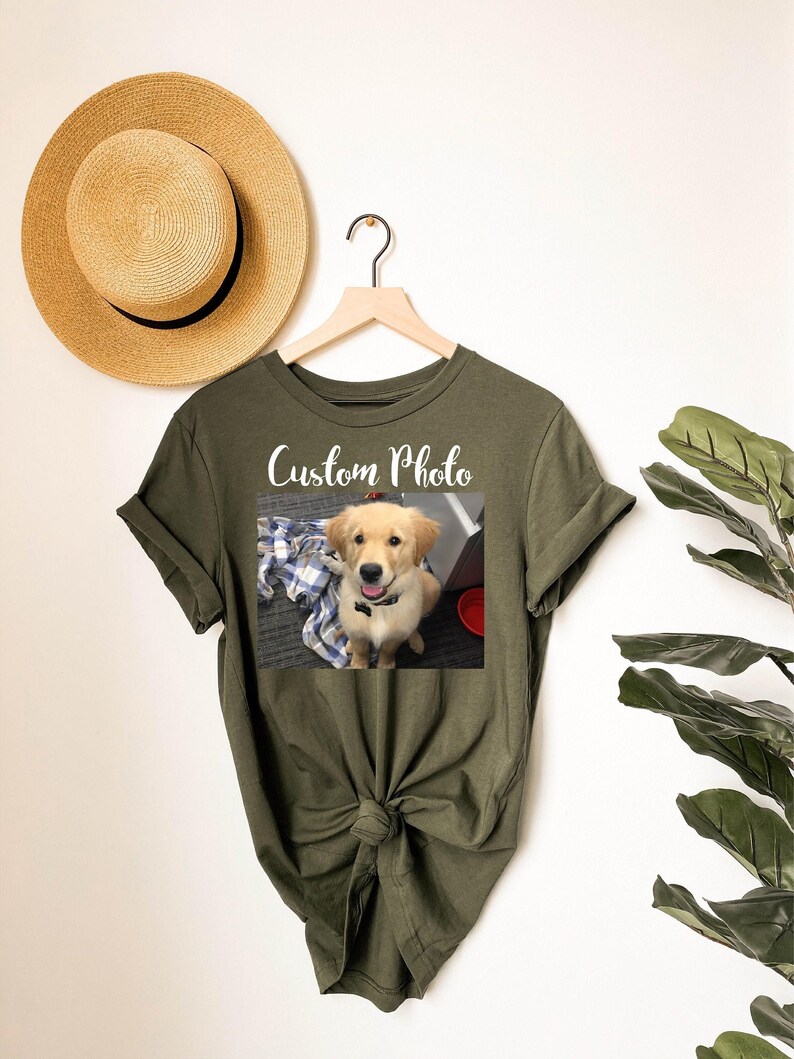 Custom photo shirt, Custom Photo Shirt, Custom shirt, Photo Shirt, Customized Photo Shirt, Make Your Own Shirt, Your Photo image 3