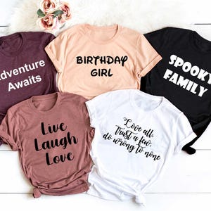 Personalized T-shirt, Custom T-Shirts, Custom Shirt, Personalized Shirt, Custom Shirt Printing, Custom Shirt for Women, Custom Shirt for Men image 1