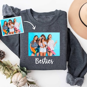 Custom text and photo Sweatshirt, Custom Photo Hoodie, Custom text Hoodie, Photo Sweatshirt, Customized Photo hoodie, Make Your Own hoodie