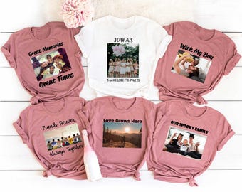 Custom text and photo shirt, Custom Photo Shirt, Custom text shirt, Photo Shirt, Customized Photo Shirt, Make Your Own Shirt, Your Photo