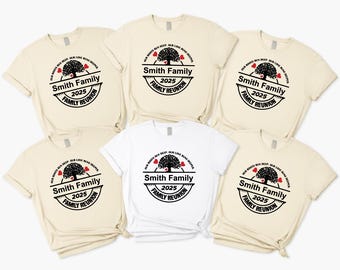 Custom Family Reunion Shirts, Family Matching Tees, Summer Vacation T-shirts, Family Reunion 2025 Shirts, Custom Summer Shirt