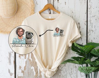 Personalized Gift for Pet Lovers, Personalized Dog Shirt, Custom Dog T Shirts, Custom Cat Shirt T-Shirts, Custom Dog T Shirts for Humans