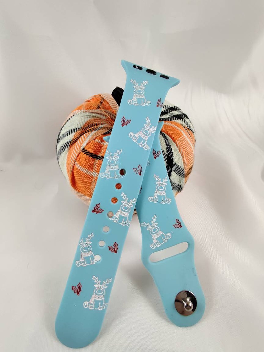 Christmas watch band engraved watch band cute reindeer Etsy.de