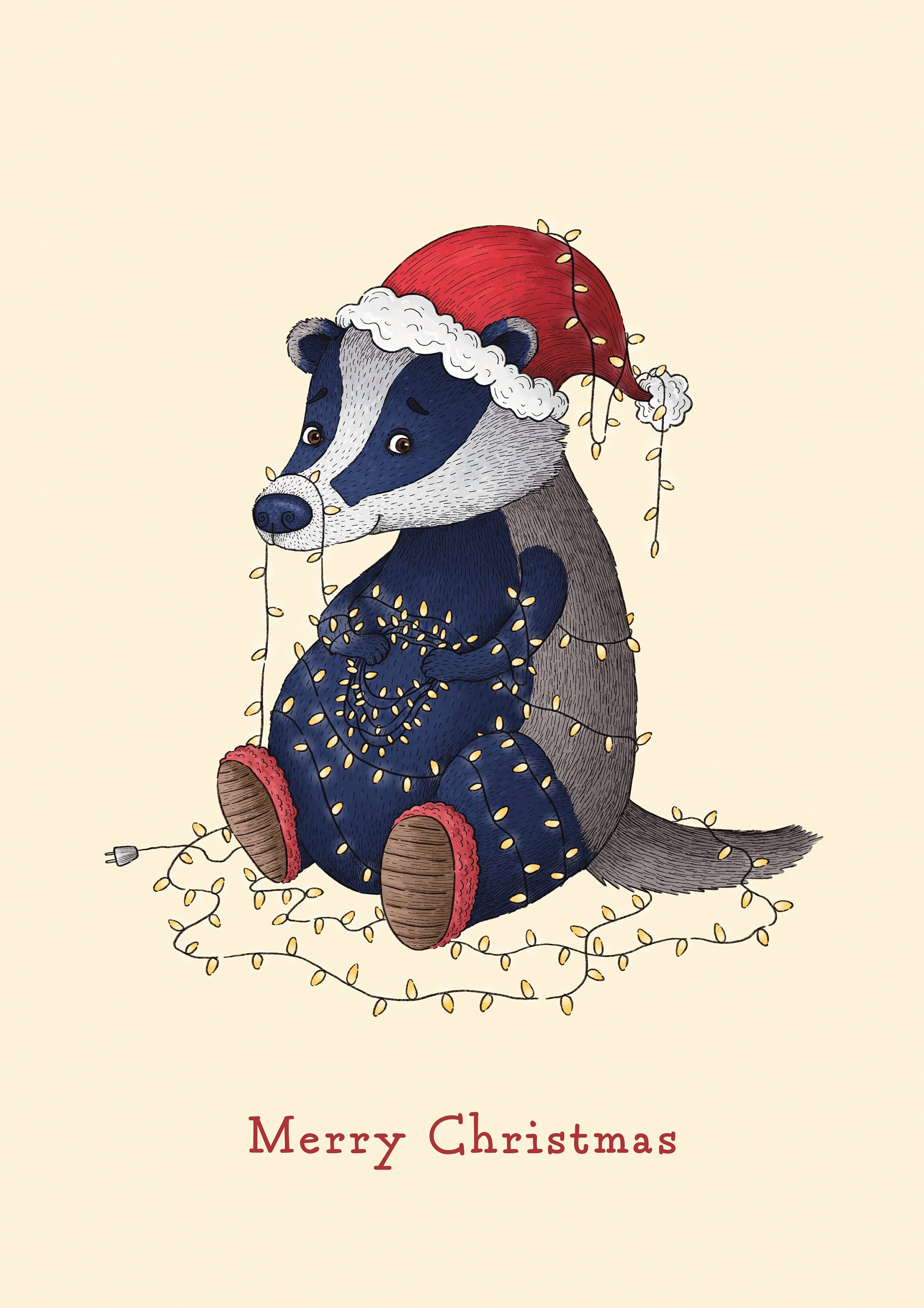 Badger christmas cards Clearance