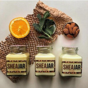 SHEAMINTED JAR Natural organic shea butter, 100% peppermint oil image 1