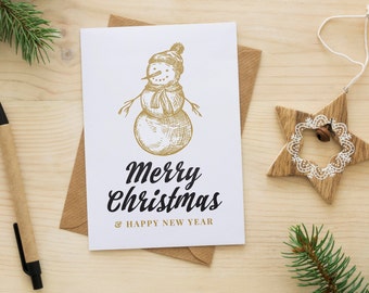 Holiday Greetings, New Years wishes, Merry xmas and new Year, Happy New year cards, printable cards, DIY Christmas cards, foldable card