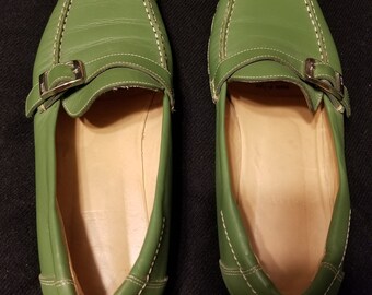 green bally shoes