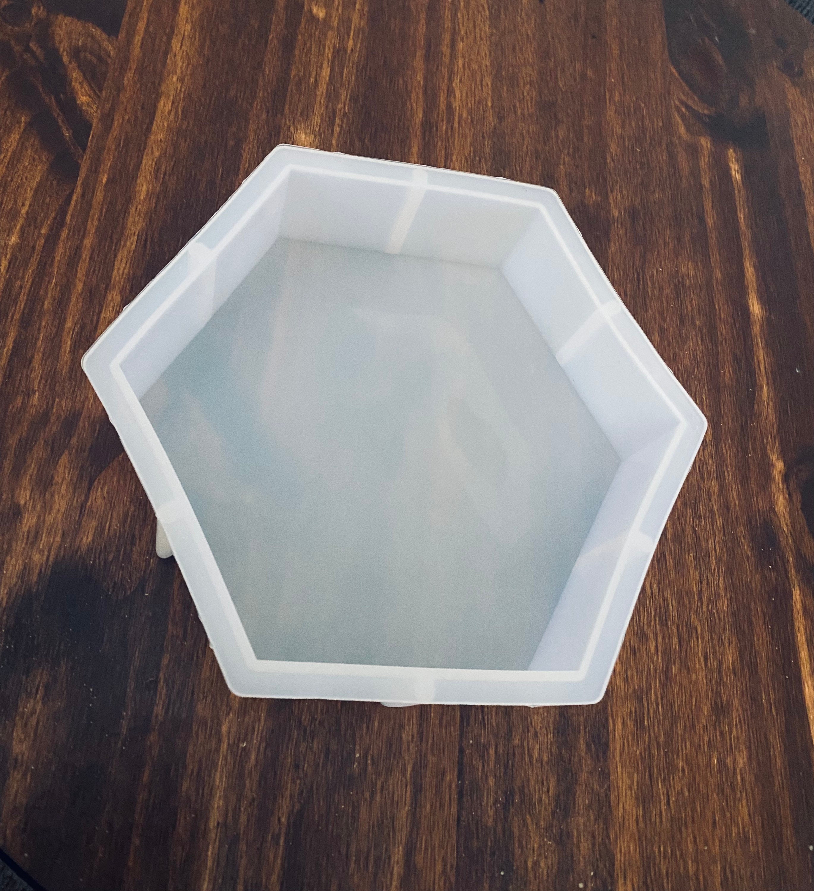 Large Hexagon Silicone Mold for Resin Flower Specimen Etsy