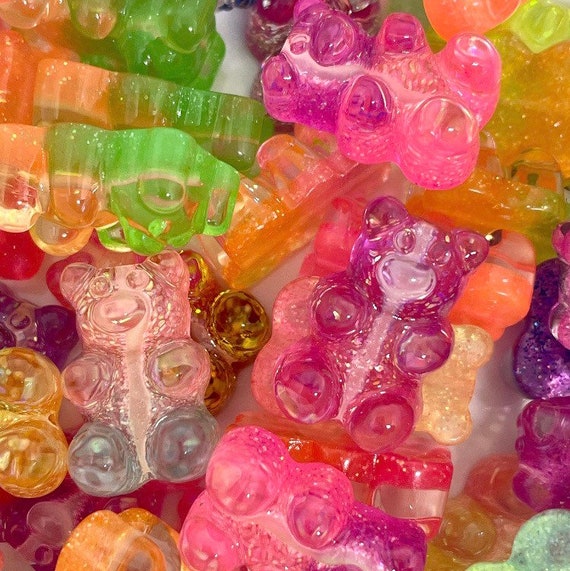50 cavities Bear Resin Silicone Molds Gummy Small Bear Epoxy - Temu