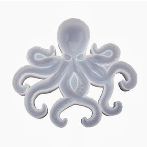 Large Octopus Mold, Shiny Resin Silicone Mold