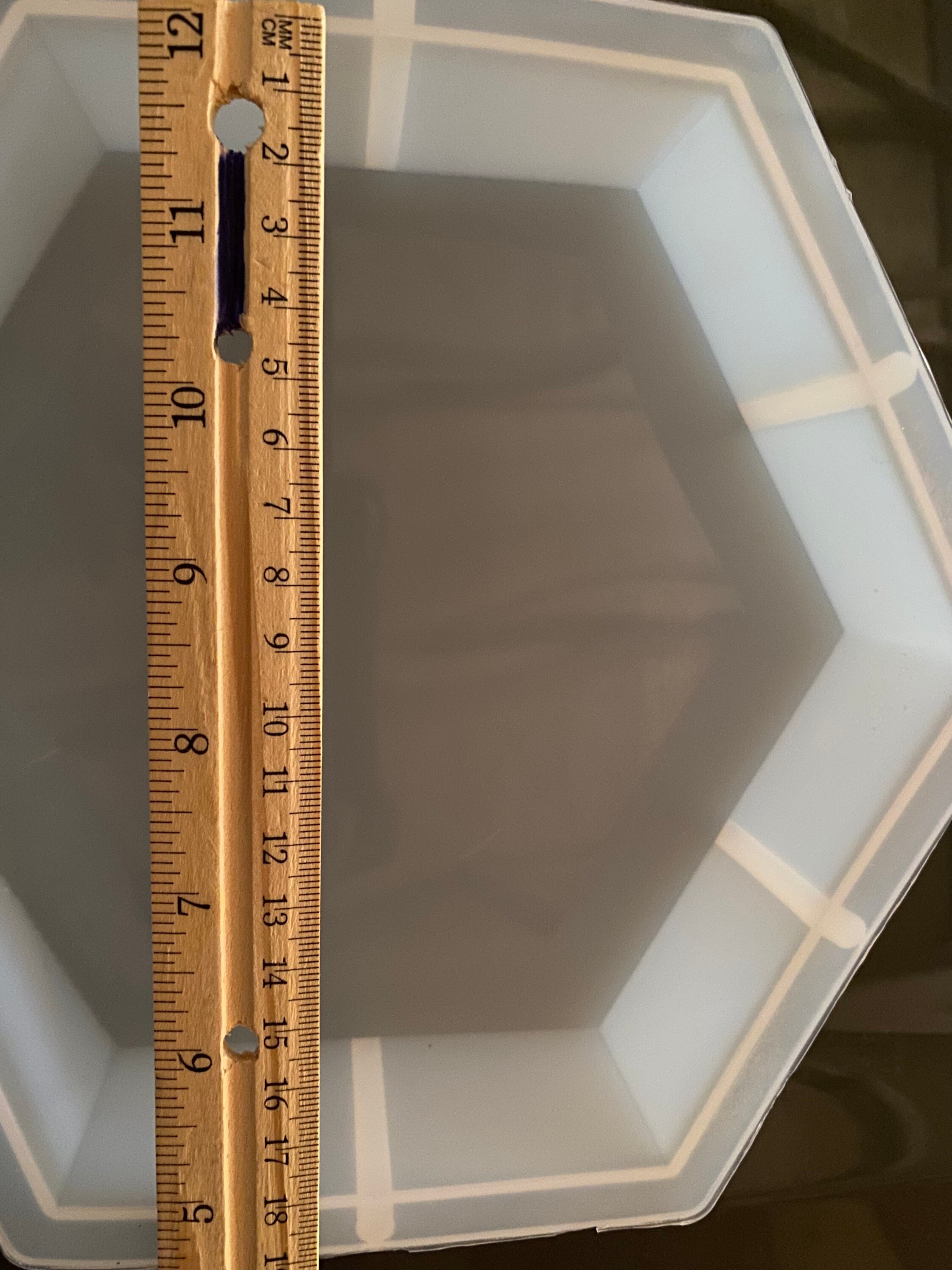 Large Hexagon Silicone Mold for Resin Flower Specimen Etsy