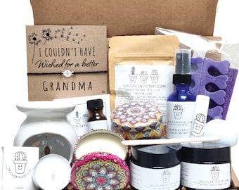 Grandma Gift Box • Grandma Birthday Gift Box for Grandma Spa Gift Box • Grandma Box Grandma Self Care Gift Box Grandma Happy Birthday Gift