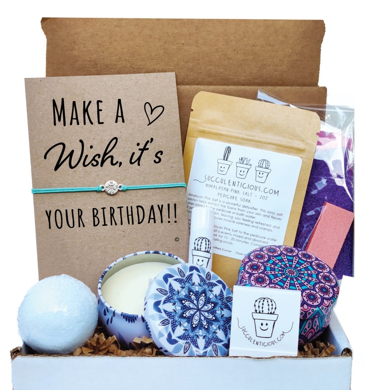 Birthday Gift Box Birthday Gift for Her Birthday Spa Box for Etsy
