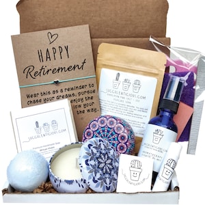 Retirement Gifts for Women Coworker Retirement Gift Personalized Retirement Gift for Coworker Gift Box Corporate Gift Retirement Spa Box