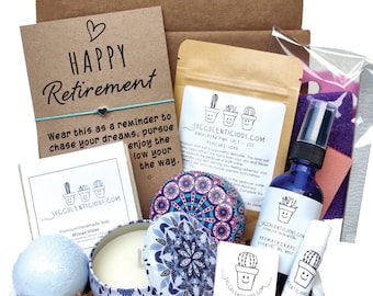 Retirement Gifts for Women Coworker Retirement Gift Personalized Retirement Gift for Coworker Gift Box Corporate Gift Retirement Spa Box